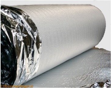 Aluminium reflectiefolie 3 mm rol 25 m2